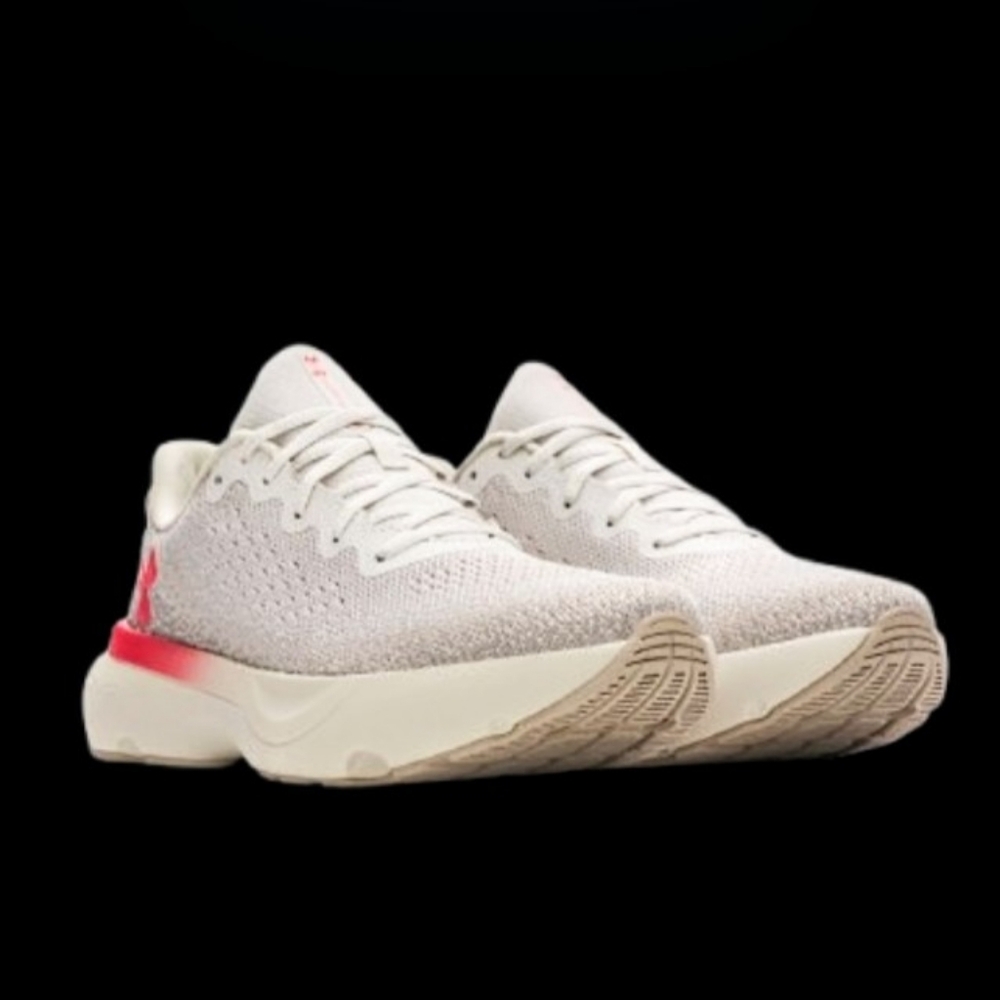 Under Armour Infinite Running Mens Size 11.5 Khaki Summit White Red